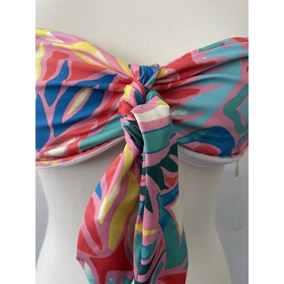 Kenny Flowers Swim Bikini Top Strapless Bandeau Colombia Swimwear - Picture 3 of 5